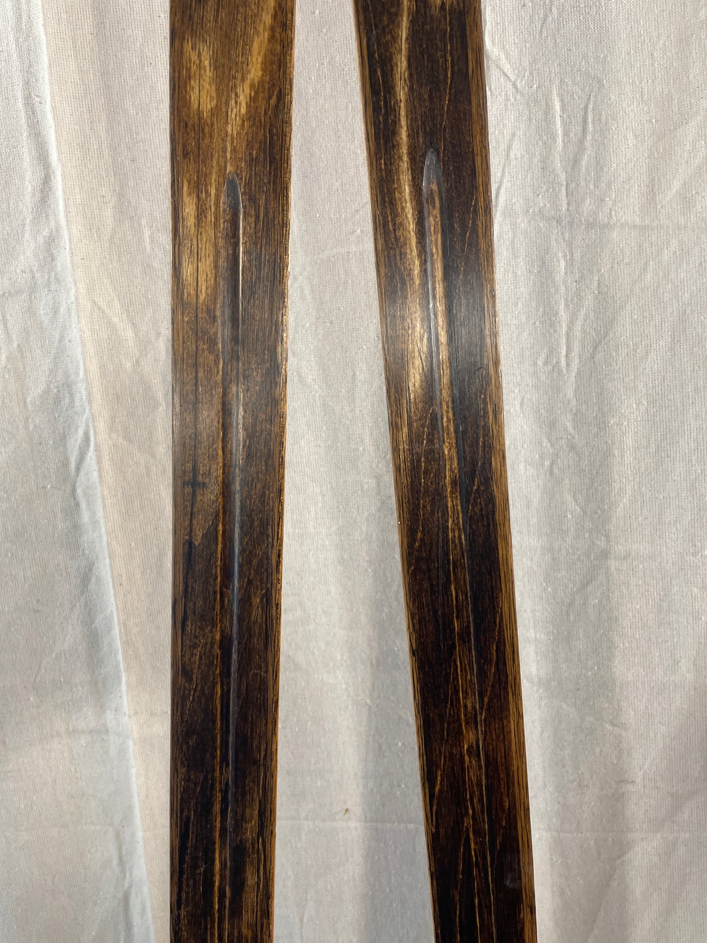 210cm Esko Järvinen Wood Cross-Country Racing Skis - 1974 - Highly Desirable Birch Base