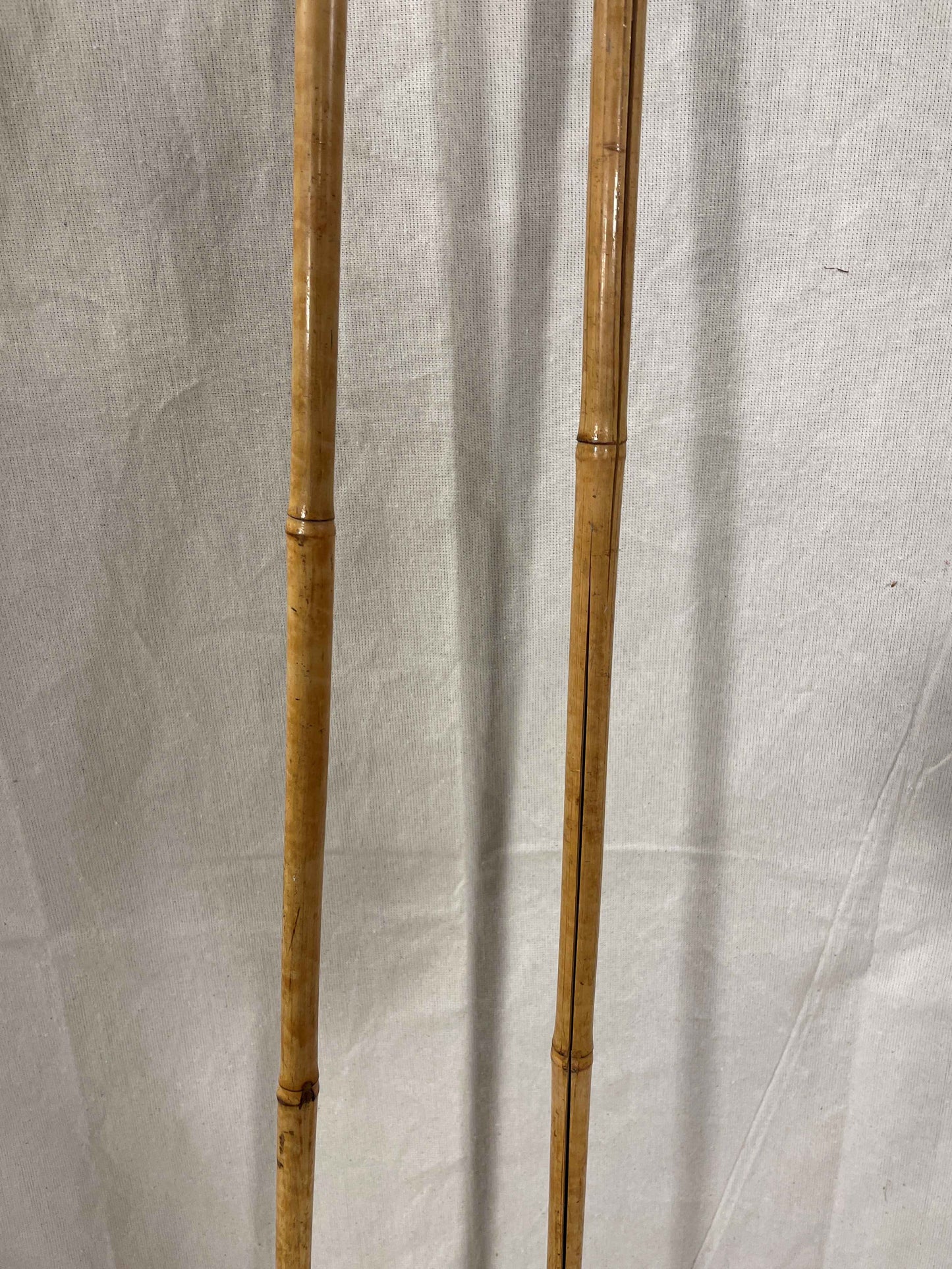 140cm "Korpela" Bamboo Cross-Country Ski Poles - Finland - mid 1960s