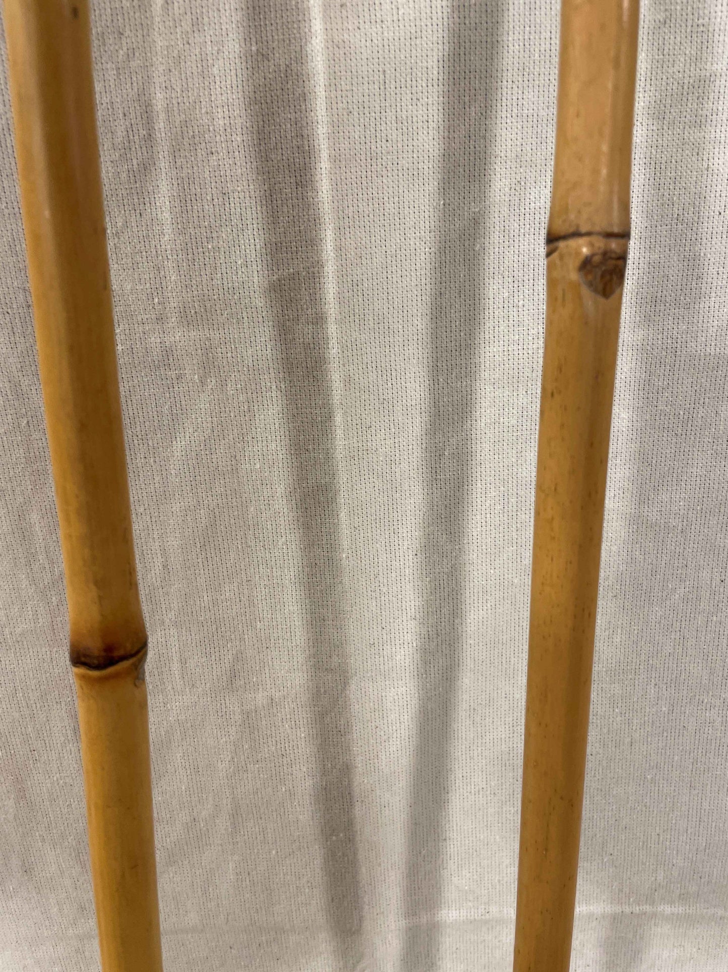 135cm Finnish Bamboo Cross-Country Ski Poles - early 1960s