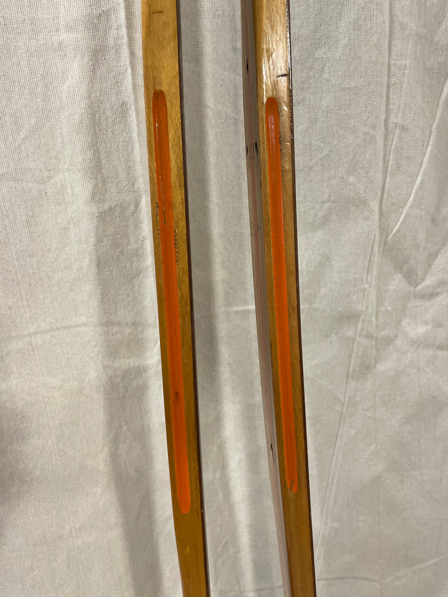 195cm Eggen "Type 2" 1970s Wood Cross-Country Racing Skis - Professionally Restored