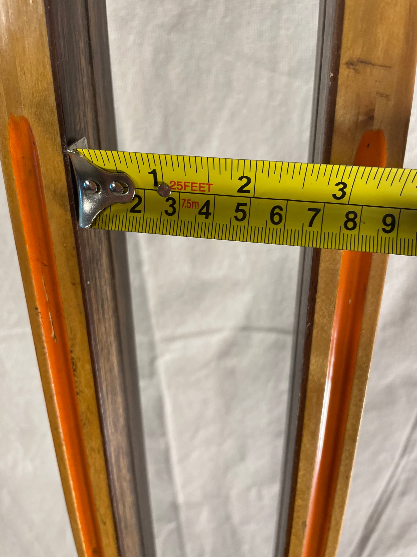 195cm Eggen "Type 2" 1970s Wood Cross-Country Racing Skis - Professionally Restored