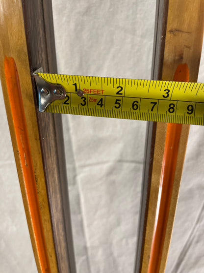 195cm Eggen "Type 2" 1970s Wood Cross-Country Racing Skis - Professionally Restored
