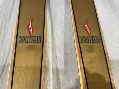 215cm Splitkein 1960s "Gullski" Wood Cross-Country Skis - Beautiful Condition!