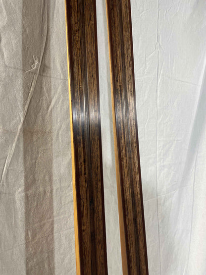 215cm Splitkein 1960s "Gullski" Wood Cross-Country Skis - Beautiful Condition!