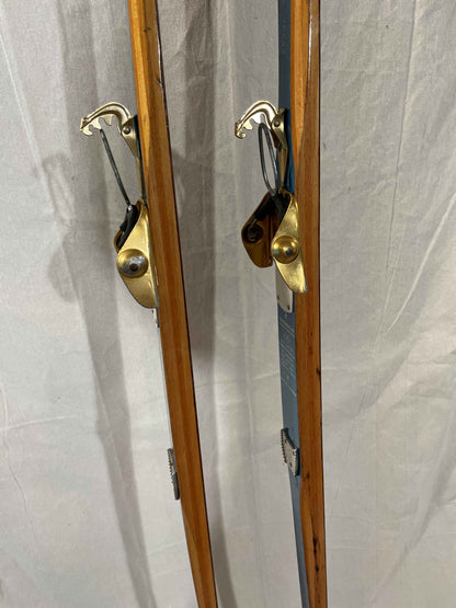 215cm Madshus Tur-Langrenn early 1970s Wood Cross-Country Skis