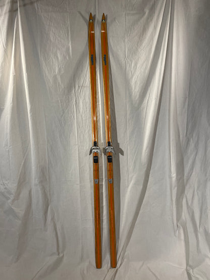 BARGAIN BIN!!! - 215cm Eggen 1970s Wood Cross-Country Racing Skis - Priced to Sell!!!