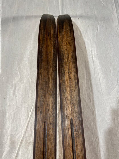 BARGAIN BIN!!! - 205cm Eggen 1970s "Type 2" Wood Cross-Country Racing Skis - Affordable SPEED!!!