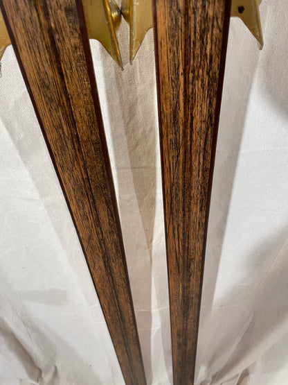 BARGAIN BIN!!! - 205cm Eggen 1970s "Type 2" Wood Cross-Country Racing Skis - Affordable SPEED!!!