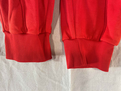 Size L 1970s Cross-Country Ski Bib Knickers - Cool Red Colour