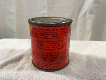 Swix Burn-In Pine Tar for Wood Skis - Unopened Can - RARE!