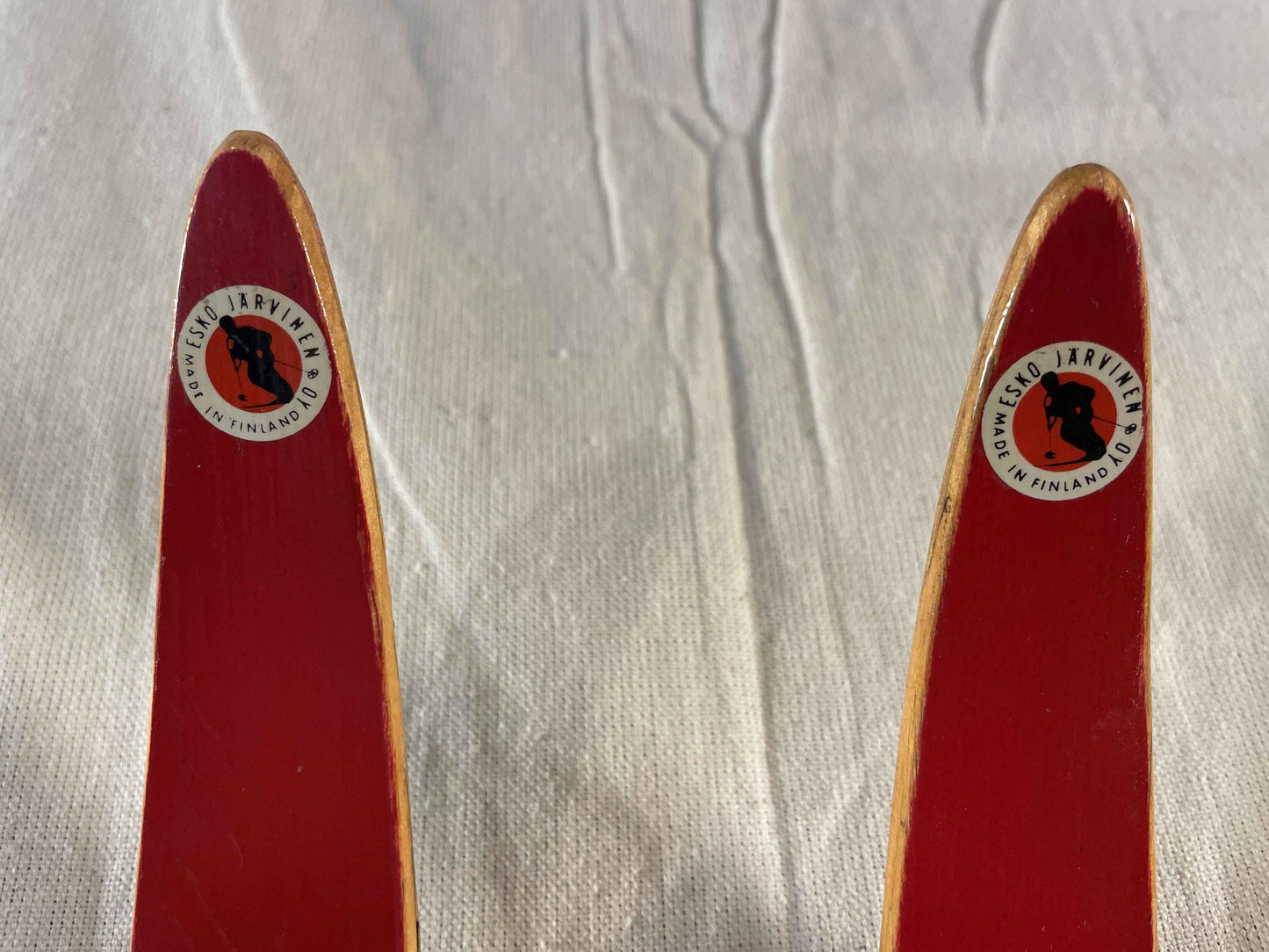 210cm Esko Järvinen Wood Cross-Country Racing Skis - 1974 - Highly Desirable Birch Base