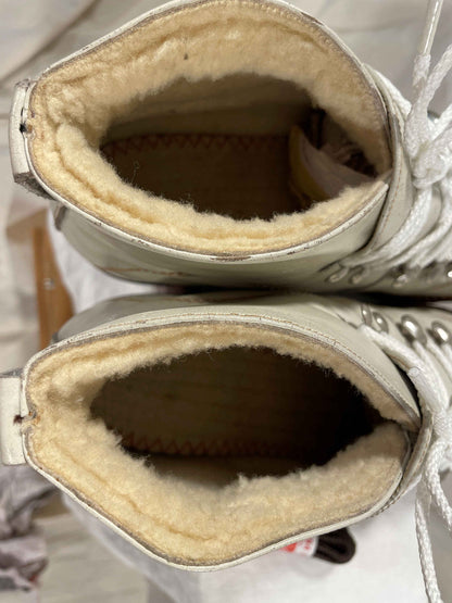 Size 39 (US Women's 8/8.5) - 1960s Vintage Ski Boots - Barely Used - Made in Finland, Bought in Finland!