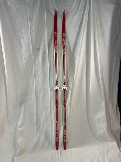 210cm Esko Järvinen Wood Cross-Country Racing Skis - 1974 - Highly Desirable Birch Base