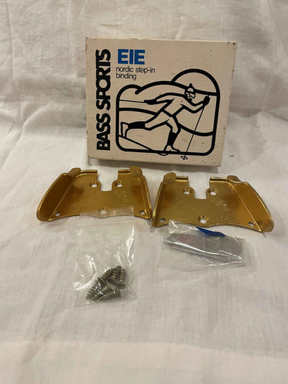 Bass Sports "EIE" Vintage Cross-Country Ski Bindings - Made in Norway - RARE