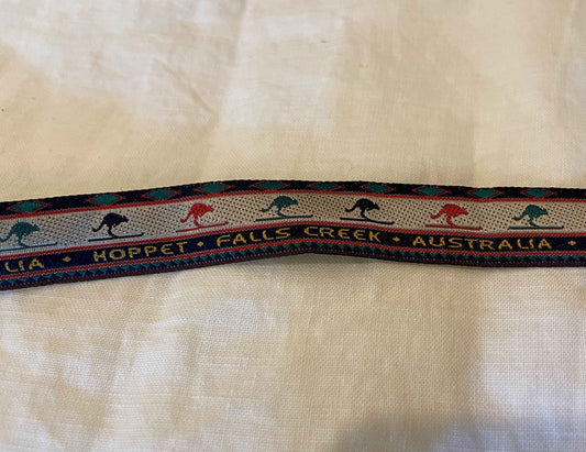 Kangaroo Hoppet Falls Creek Australia Decorative Ribbon 5 Meters