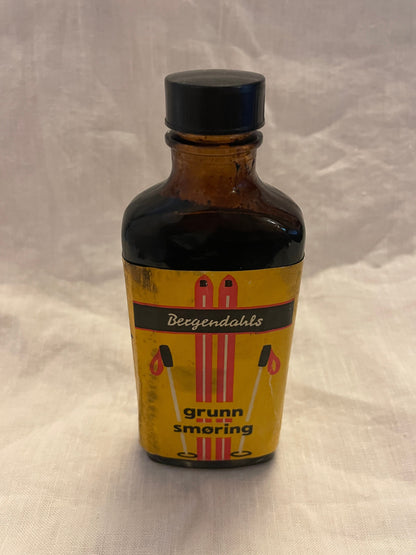 Bergendahls "Grunn-Smøring"/Pine Tar for Wood Skis - UNOPENED Bottle!