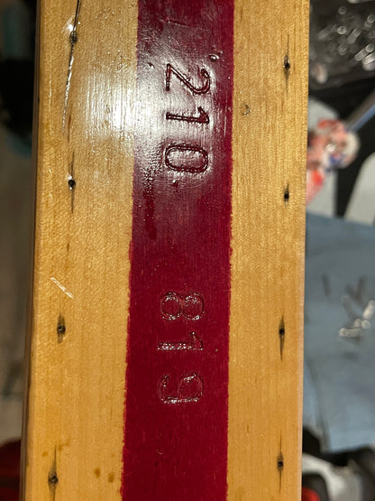 210cm Esko Järvinen "Kilpa Populär" Wood Cross-Country Skis - mid '60s - BEAUTIFUL