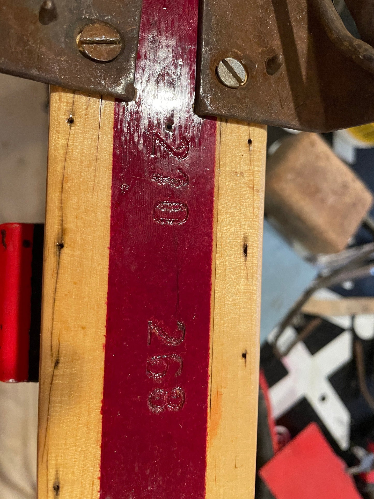 210cm Esko Järvinen "Kilpa Populär" Wood Cross-Country Skis - mid '60s - BEAUTIFUL