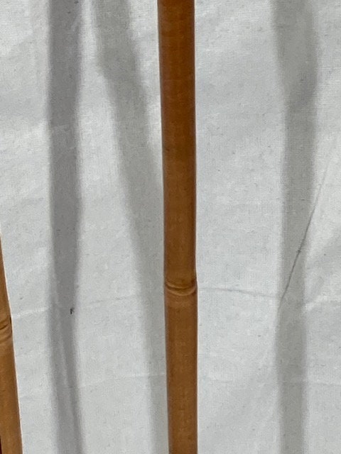 150cm Liljedahl Bamboo Cross-Country Racing Poles - 1960s - VM Staven