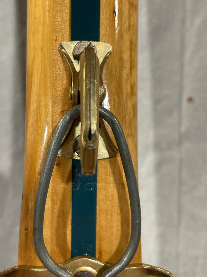 205cm Blå-Skia Wood Nordic Racing Skis - Early 1960s - BEAUTIFUL CONDITION!