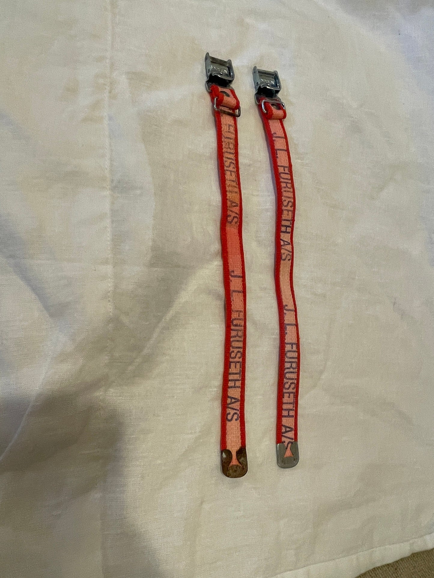 Vintage Ski Ties from Norway - Pair - J.L. Furuseth Drammen