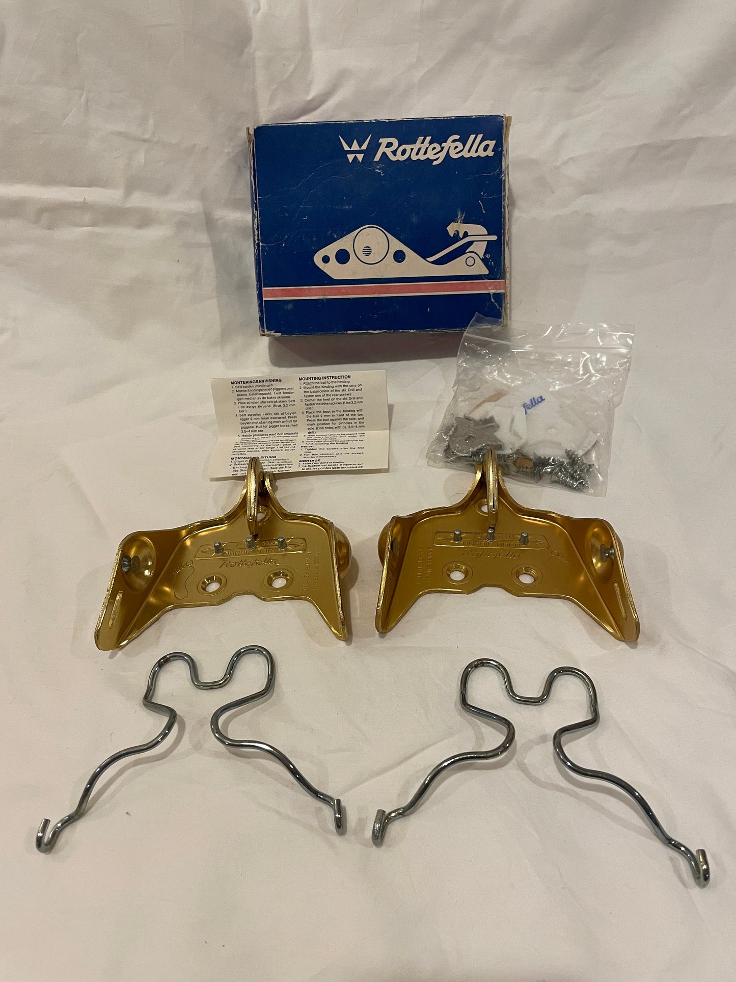 Rottefella Fønix 79mm Vintage Cross-Country Ski Bindings - Made in Norway