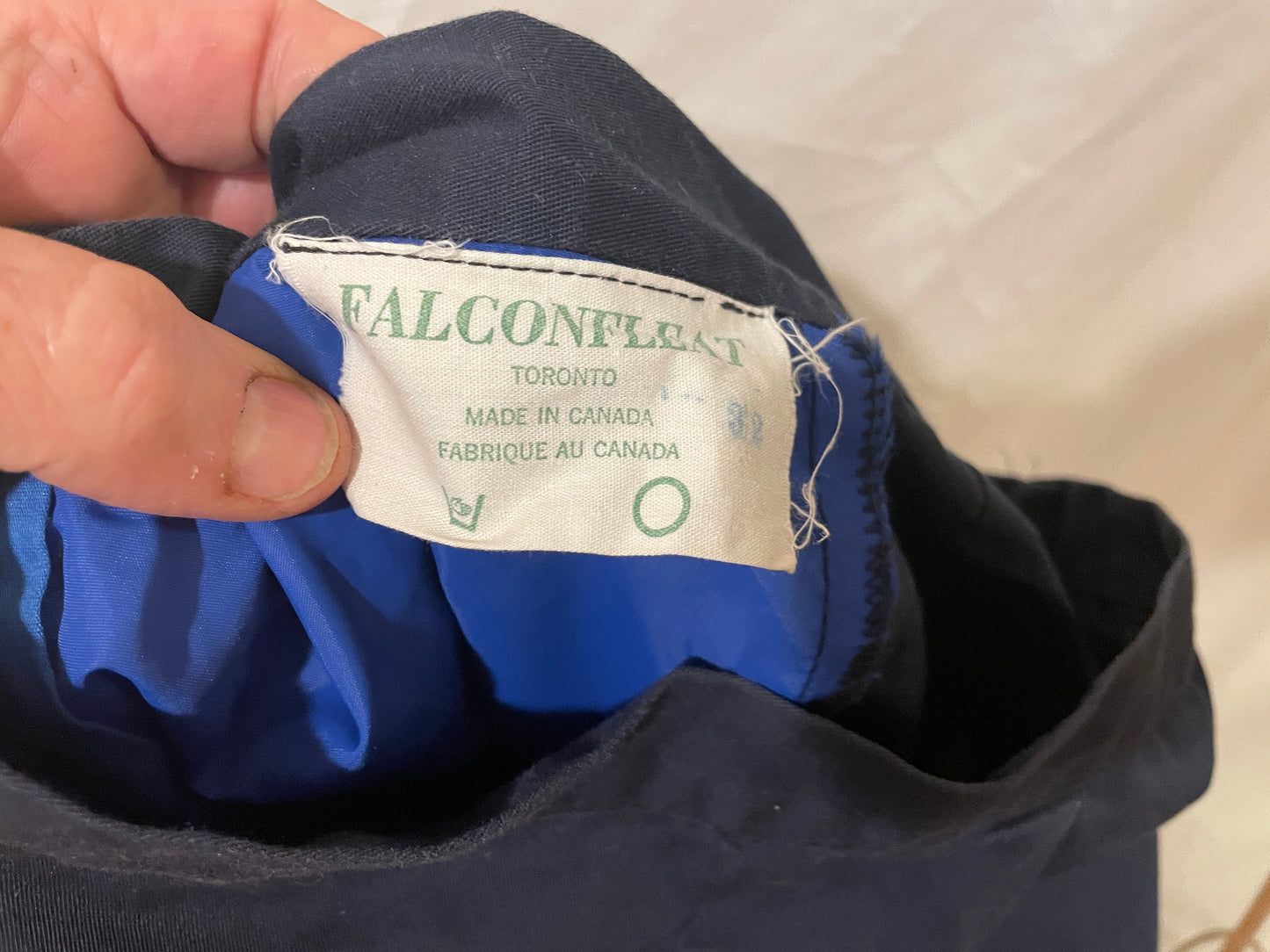 Size 32 Cross-Country Skiing Knicker Pants - "Falconfleat" Toronto - Blue Cotton/Poly Blend