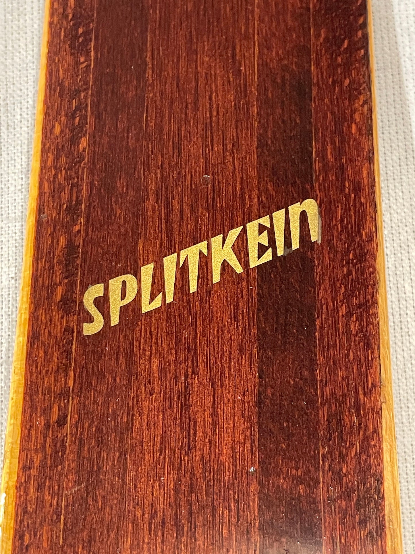 210cm Splitkein Mid-1960s Wood Cross-Country Touring Skis - Great Condition!