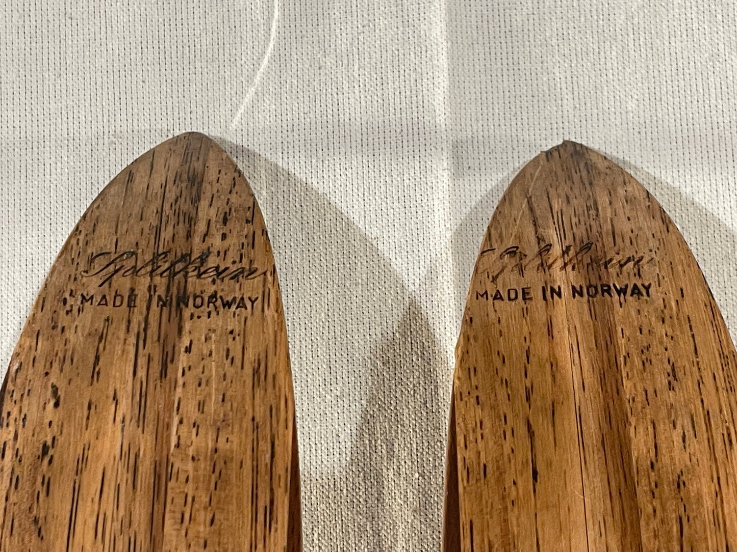 210cm Splitkein Mid-1960s Wood Cross-Country Touring Skis - Great Condition!