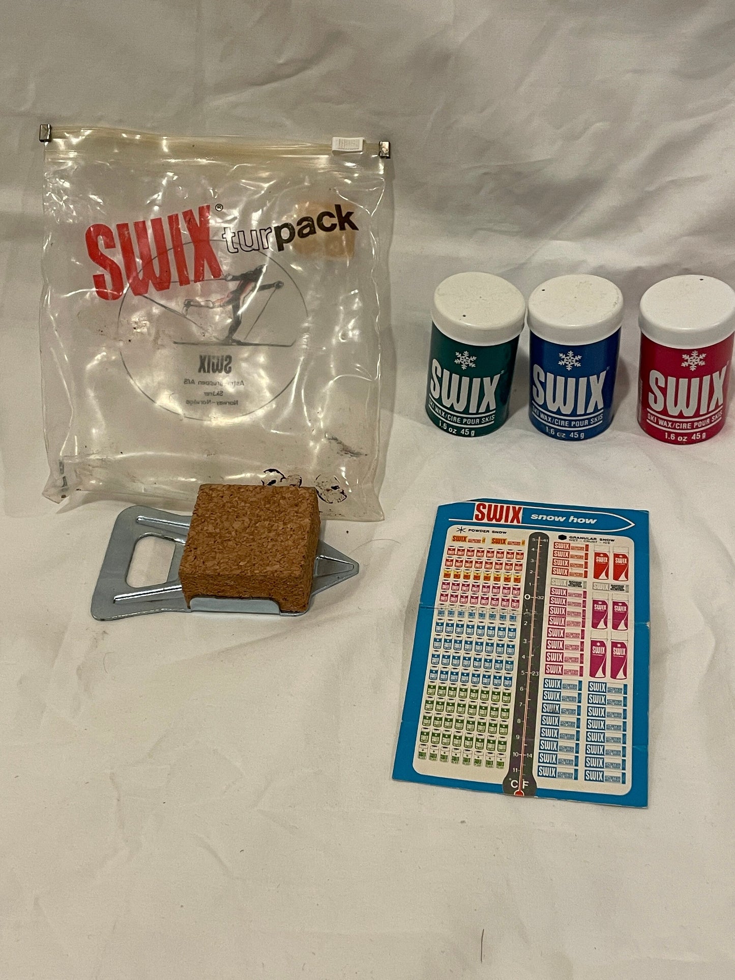 Swix Tur Pack Vintage Cross-Country Ski Wax Kit - UNUSED!!