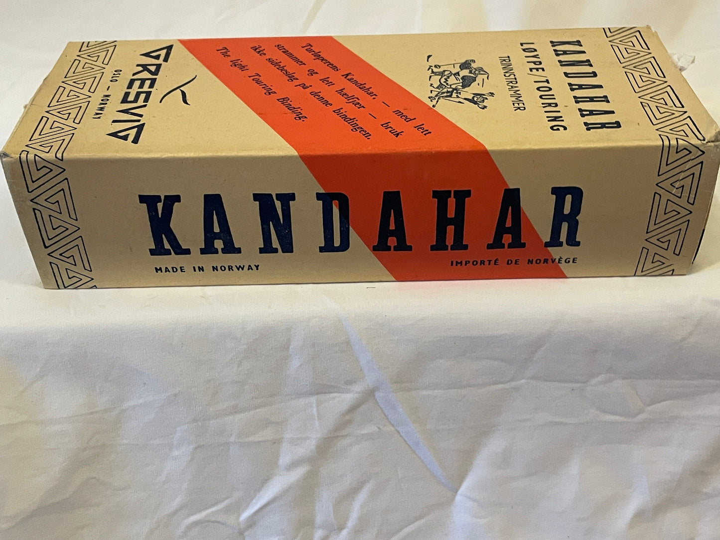Gresvig Kandahar Cable Ski Bindings from Norway - 1950s - Mod. 22003 Men's - New in Original Box!!!