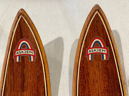 215cm Askjem "Elite" Tur Ski - Wood Cross-Country Touring Skis - BEASTS of BEAUTY!!!!  NorwayNorwayNorway
