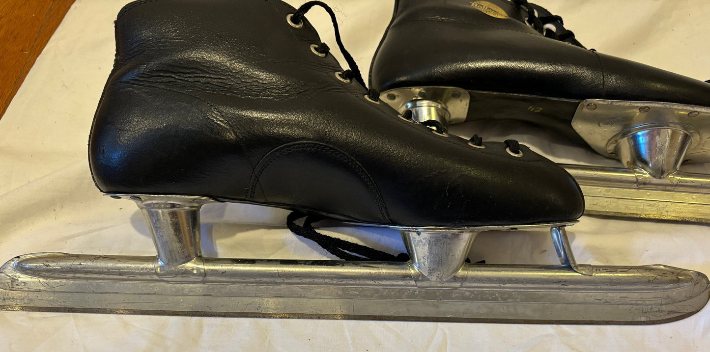 Sz 42 (US Men's 8.5) 1970s Ballangrud Speed Skates from *Norway*
