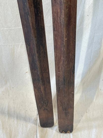215cm SOLID WOOD Lampinen Vintage Cross-Country Skis from FINLAND - 1940s