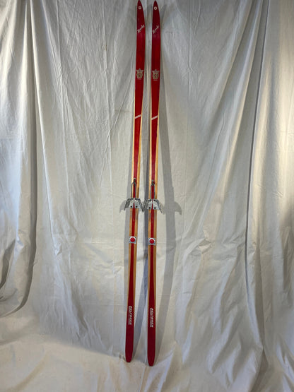 210cm Peltonen "Erikoiskilpa" Cross-Country Racing Skis - Late 1960s - RareRareRare