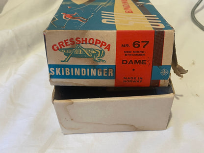 NOS Knutsen "Gresshoppa" Cable Cross-Country Ski Bindings from Norway - NEWNEWNEW