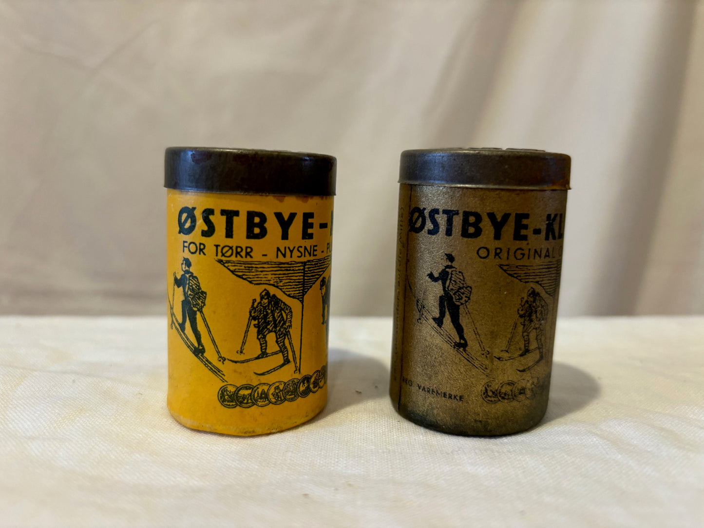 1950s Østbye of Norway Two-Piece Nordic Wax Kit - NEW!!!