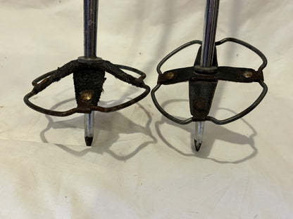 135cm Steel Alpine Ski Poles - From NORWAY!!