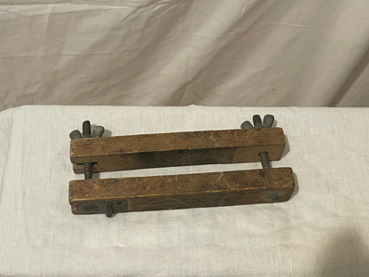 Vintage Wood Ski Clamp from FINLAND