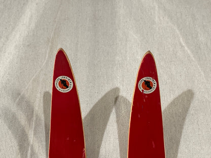210cm Esko Järvinen Wood Cross-Country Racing Skis - Birch Base - Never Tarred