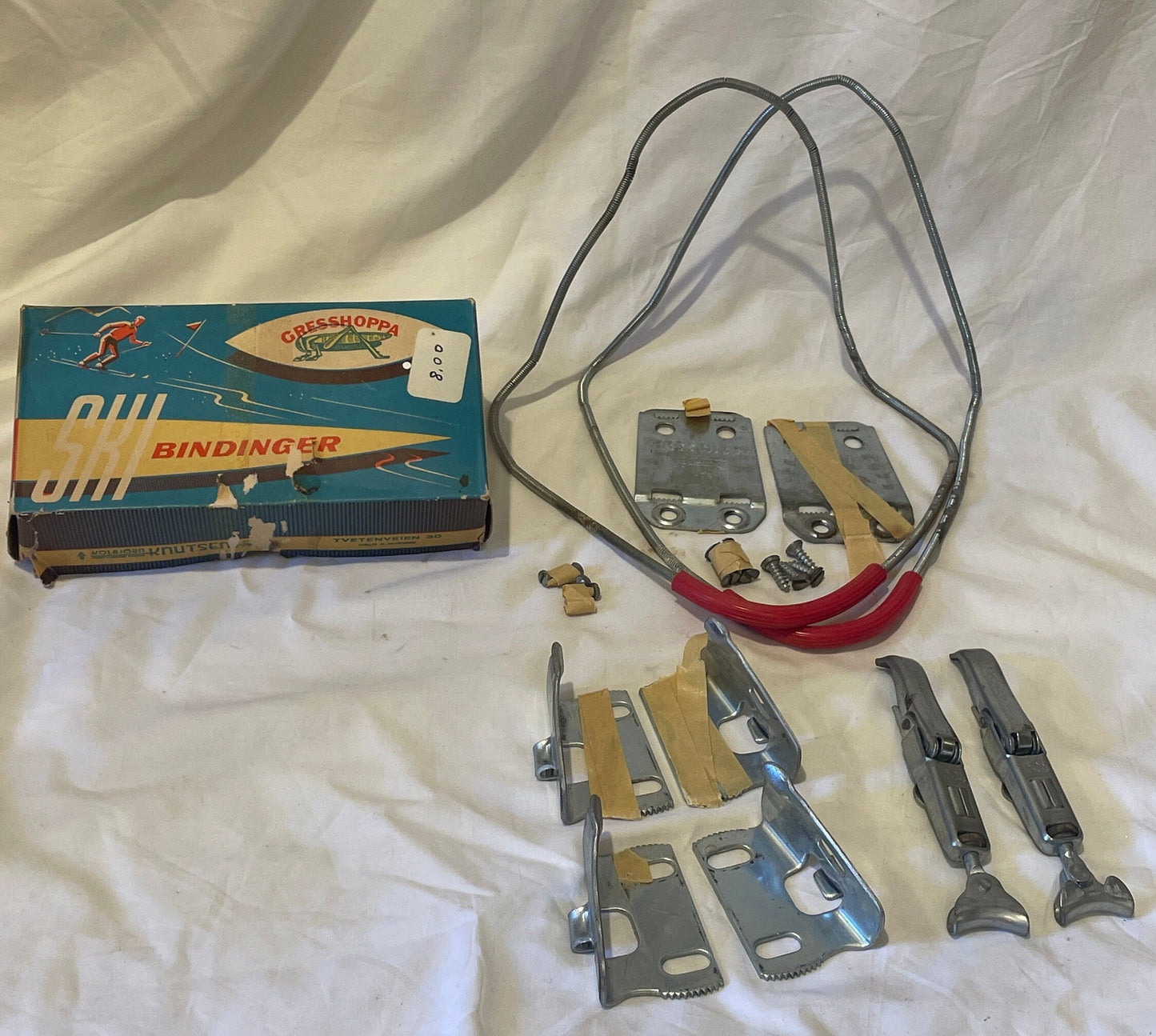 NOS Knutsen "Gresshoppa" Cable Cross-Country Ski Bindings from Norway - NEWNEWNEW