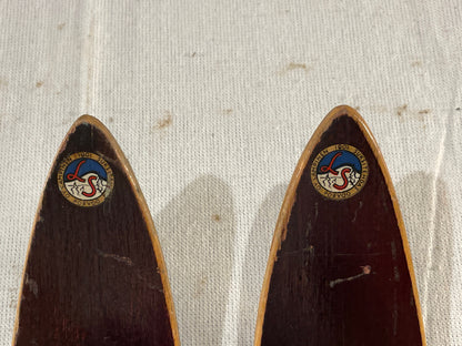 195cm Lampinen FINLAND "Kilpa 5" Wood Cross-Country Racing Skis - Great Shape!