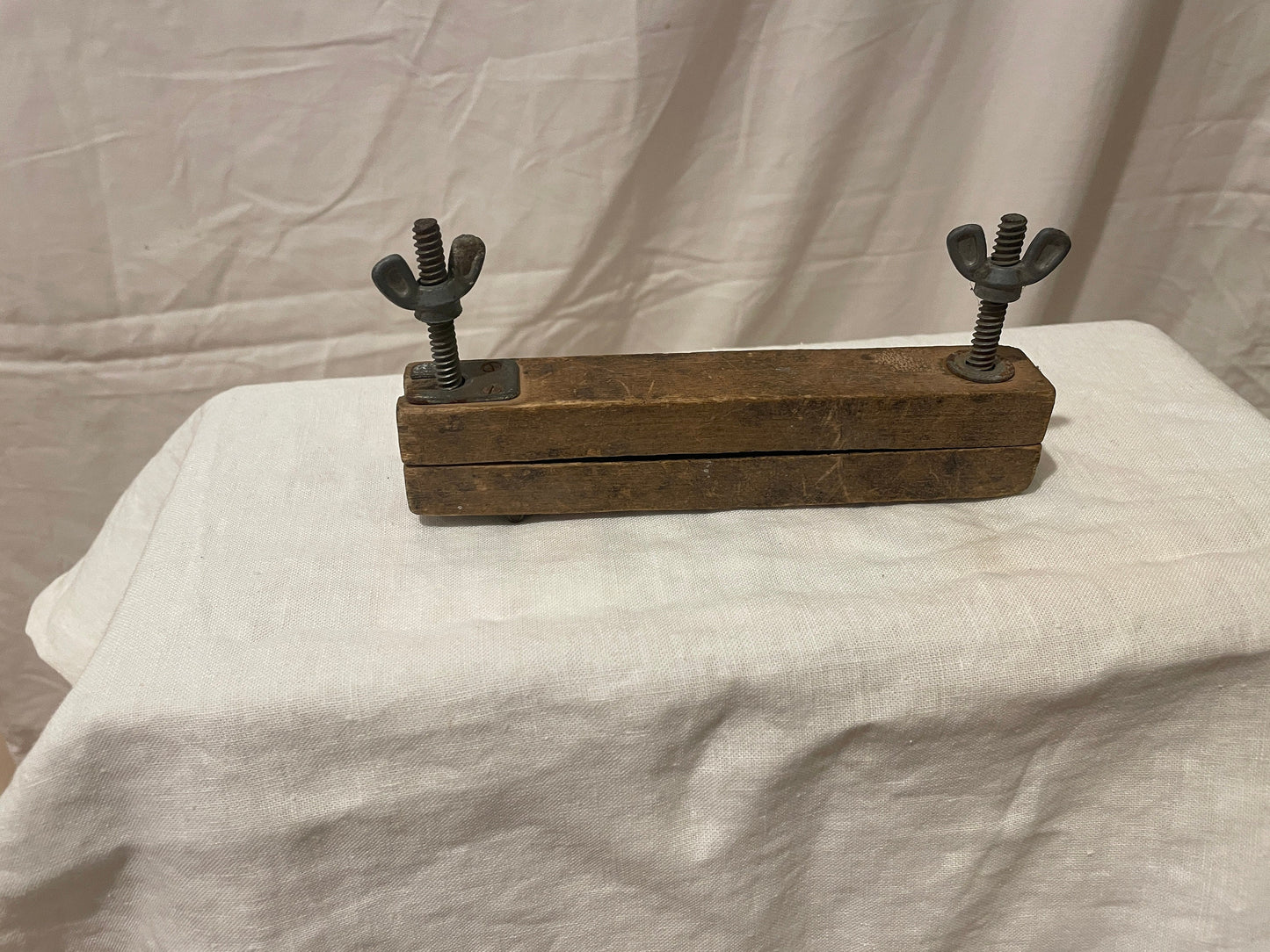 Vintage Wood Ski Clamp from FINLAND
