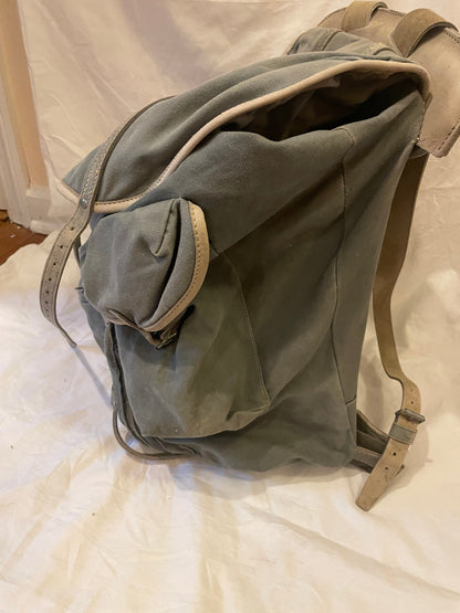 Vintage 1960s Norrøna of Norway Leather/Canvas Frame Rucksack - GREAT condition!