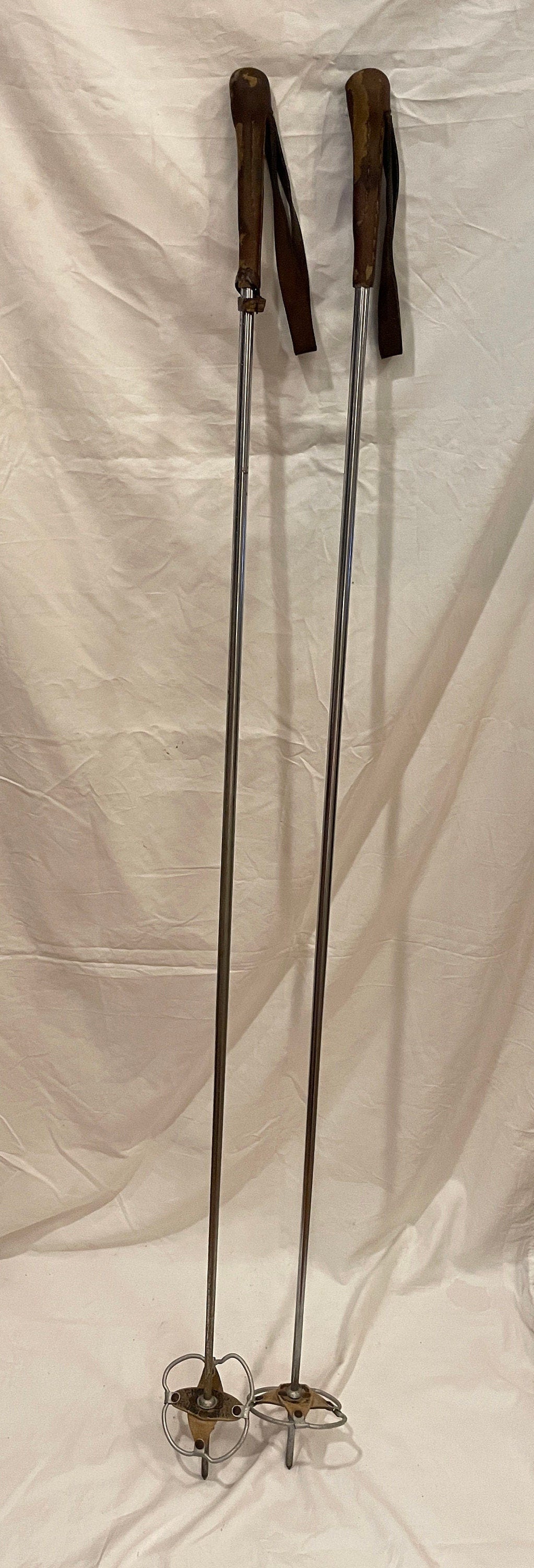 145cm Steel Alpine Ski Poles - From FINLAND!!