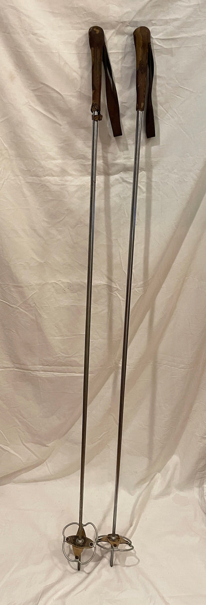 145cm Steel Alpine Ski Poles - From FINLAND!!