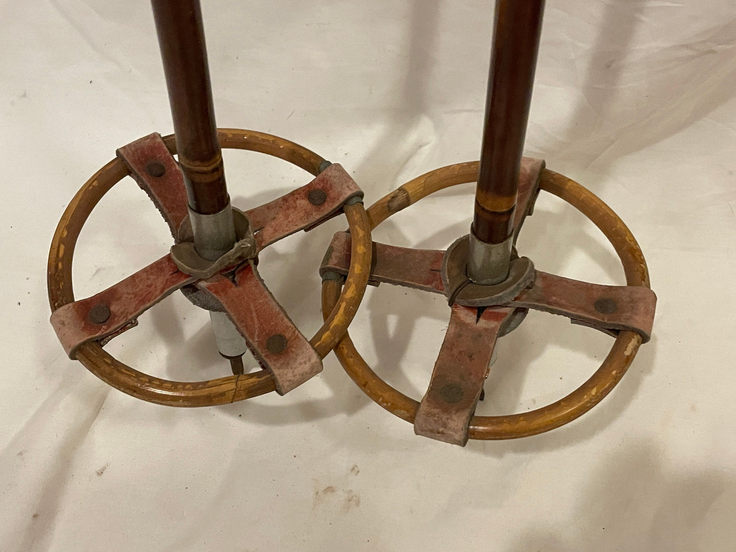 135cm "Korpela" Bamboo Cross-Country Ski Poles - Finland - 1960s