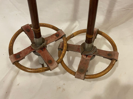 135cm "Korpela" Bamboo Cross-Country Ski Poles - Finland - 1960s