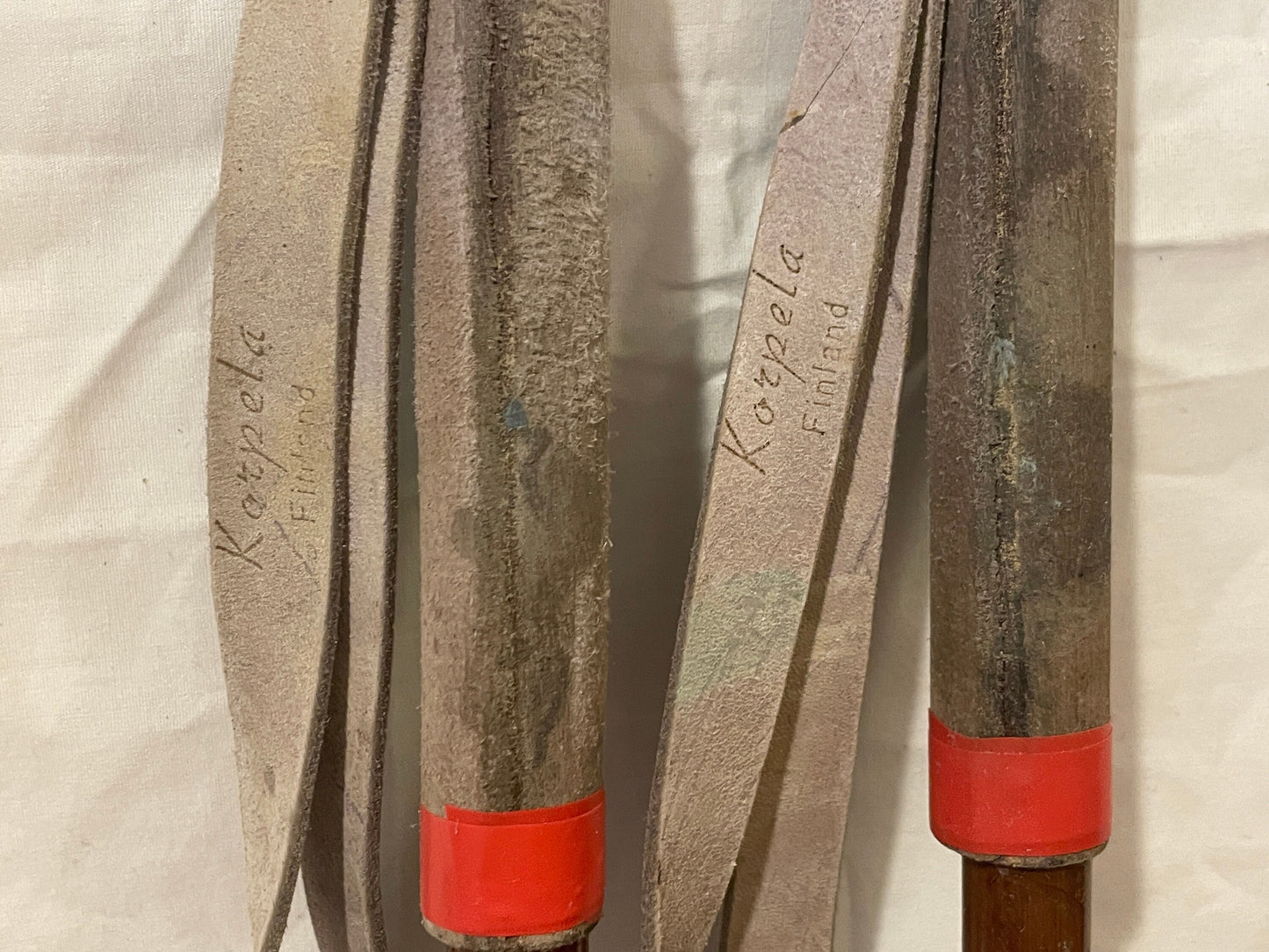 150cm "Korpela" Bamboo Cross-Country Ski Poles - FINLAND SUOMI FINLAND - 1960s