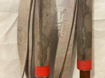 150cm "Korpela" Bamboo Cross-Country Ski Poles - FINLAND SUOMI FINLAND - 1960s